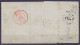 Superbe L. Datée 23 Février 1850 De Lessines Affr. N°1 P7 Càd ATH /23 FEV 1850 Pour MONS (au Dos: Càd Arrivée MONS) - Ra - 1849 Epaulettes