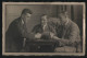 AK Drei Männer Beim Kartenspiel  - Cartes à Jouer