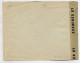 GANDON 4FR GRAVE SEUL LETTRE COVER PARIS 78 28.2.1945 POUR USA + CENSURE  AU TARIF - 1945-54 Marianne De Gandon