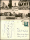 Forst Lausitz DDR Mehrbild-AK Mit Bahnhofstraße Wasserturm Rosengarten 1963 - Forst