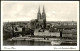 Ansichtskarte Köln Rhein Partie Blick Dom Und Bundesbahn-Gebäude 1950 - Koeln