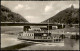 Porta Westfalica Panorama-Ansicht Fahrgastschiff A.d. Brücke 1960 - Porta Westfalica