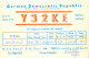 German Democtaric Republic Radio Amateur QSL Card Y31KE Y03CD 1983 - Radio Amateur