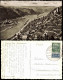 Ansichtskarte Kaub Panorama-Ansicht, Rhein Schiffe Schiffsverkehr 1954 - Kaub