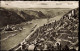 Ansichtskarte Kaub Panorama-Ansicht, Rhein Schiffe Schiffsverkehr 1954 - Kaub