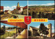 Bebra Mehrbildkarte Mit 4 Ortsansichten U.a. Freibad, Kirche, Panorama 1977 - Bebra