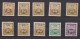 RARE Lot De Timbres Neufs* / ** De Silésie Orientale 1920 Taxes 1 à 11 - Silésie