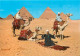 Egypte - Gizeh - Giza - Arab Camelriders In Front Of The Pyramids - Chamelier - Chameaux - Carte Neuve - CPM - Voir Scan - Guiza