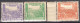 Philippines 1942 Japanese Occupation Red Cross Charity Set Mi#9-11 Mint Never Hinged - Filippine