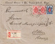 1903. RUSSIA  LATVIJA. Interesting Registered Envelope To Olten, Schweiz With Pair 3 KOP And 14 KOP Cancel... - JF543759 - Letonia