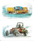 GF1960 - SERIE COMPLETE CARTES BISCUITERIE  ALSACIENNE - LES BRULEURS DE GOMME - Car Racing - F1