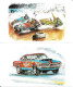 GF1960 - SERIE COMPLETE CARTES BISCUITERIE  ALSACIENNE - LES BRULEURS DE GOMME - Automobile - F1