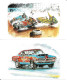 GF1960 - SERIE COMPLETE CARTES BISCUITERIE  ALSACIENNE - LES BRULEURS DE GOMME - Autosport - F1