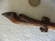 Antique Ouvre-lettre En Bois Pied De Cerf - Letter-opener