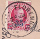 ROI HOUYOUX Cachet Florennes Surcharge 35c Pc Paris 2554 - 1922-1927 Houyoux