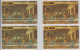 ISRAEL 2000 R.Y.F. COM THE LAST SUPPER LEONARDO DA VINCI JESUS CHRIST 4 DIFFERENT PHONE CARDS - Israele