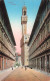 ITALIE - Firenze - Gli Uffizi - Vue Panoramique - Une Rue - Animé - Des Bâtiments Autour - Carte Postale Ancienne - Firenze (Florence)