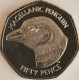 Falkland Islands - 50 Pence 2021AA, Magellanic Penguin, UC# 119 (#3871) - Falkland