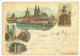 GER 03 - 16970 KOLN, Litho, Germany - Old Postcard - Used - 1897 - Koeln