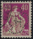 Perfin Firmenlochung - HF - Huguenin Frèries & Cie SA Medaillen Le Locle - Used Stamps