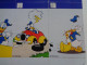 Delcampe - Carte Nestlé  Disney Family Donald Duck Base Ball Anniversaire Voiture Musicien Car Birthday Musician Baseball BD Comic - Altri & Non Classificati