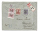 1920 ROMANIA HUNGARY TO GERMANY - REGISTERED COVER CLUJ ORADEA ISSUE MIXED FRANKING CENSORED RARE - DEVA - CENSORED - Other & Unclassified