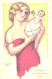 Chiostri:Glamour Lady With Egg And Baby, Pre 1929 - Chiostri, Carlo
