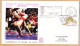 14281 / FDC Championnat Du Monde De LUTTE 21 Aout 1987 Flamme CLERMONT-FERRAND  Premier Jour Emission N° 1536 - Wrestling