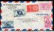 1957 6 Nice Letters  Send To Denmark (usa14) - Storia Postale