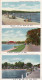 Delcampe - 23968 / ⭐ Rare 18 Select Views GREETINGS From LAKE GENEVA WISCONSIN 1950s COMPLETE SET In COVER USA - Other & Unclassified