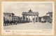 23521 / Peu Commun BERLIN Brandenburger THOR Défilé Porte BRANDEBOUG 1898 à Lieutenant VENARD 6e Bataillon Chasseurs Nic - Brandenburger Tor