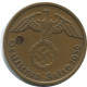 2 REICHSPFENNIG 1939 A GERMANY Coin #AD856.9.U.A - 2 Rentenpfennig & 2 Reichspfennig