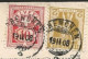 1908 Carte  Affr Mixte Z83 +z101 Obl Grenchen - Poststempel