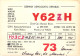 German Democratic Republic Radio Amateur QSL Card Y03CD Y62ZH 1983 - Radio Amatoriale