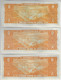 Brazil 3 Banknote Amato 14/16 Pick-133 151a 151b 2 Cruzeiros 1944 / 1956 Uncirculated - Brésil