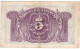 ESPAGNE - 5 PESETAS 1935 - Femme Couronnée Allégorie De La République N° Série B4020814 Série B - 5 Pesetas