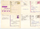 Germany, Berlin 1977-78 & 1988-89 4 Different Used Postal Cards With Slogan Cancels - Postcards - Used