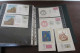 Delcampe - IMPORTANTE COLLECTION EUROPA SURTOUT FRANCE SUR FDC/CARTES MAXIMUM ET DOCUMENTS DANS 2 GROS CLASSEURS VOIR SCANS - Collections