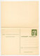 Germany, Berlin 1970's 3 Mint Postal Reply Cards - 8pf., 25pf. & 30pf. President Heinemann - Cartoline - Nuovi
