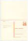 Germany, Berlin 1970's 3 Mint Postal Reply Cards - 20pf., 40pf. & 60pf. Castles - Cartes Postales - Neuves