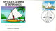 NOUVELLE CALEDONIE FDC 1987 PIROGUES CALEDONIENNES - FDC