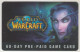 UK - Functional Card : Online Games › World Of Warcraft - 60-Day Pre-Paid Game Card, Used - Other & Unclassified