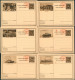 EP Au Type Carte Illustrée 40ctm Brun 3e Série (SBEP N°11M1, Complet) P010 / Neuf. - Cartes Postales 1909-1934