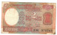 INDIA P79a1 2 RUPEES 1985-1990 Signature 15 NO LETTER   F/aVF - Indien