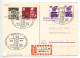 Germany, Berlin 1978-79 Registered Uprated 20pf. Accident Prevention Postal Reply Card; Berlin To Bochum - Postkarten - Gebraucht