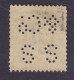 British India Perfin Perforé Lochung 'SS&Co.' 1874 Mi. 30, 1 Rupee Victoria Stamp HOWRAH Cancel (3 Scans) - 1882-1901 Imperio