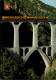 N°42196 Z -cpsm Le Petit Train Jaune Sur Le Pont Séjourné - Ouvrages D'Art