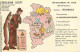 Publicité - Emulsion Scott - Carte Géographique Du Département Du Cher - CPA - Voir Scans Recto-Verso - Advertising