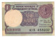 INDIA P78Ab 1 RUPEE 1984  Signature KAUL   LETTER NONE     VF Only 2 Usual P.h. - India