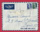 !!! INDOCHINE, LETTRE PAR AVION BPM 403 POUR PARIS DE 1946, AFFRANCHISSEMENT GANDON - Airmail